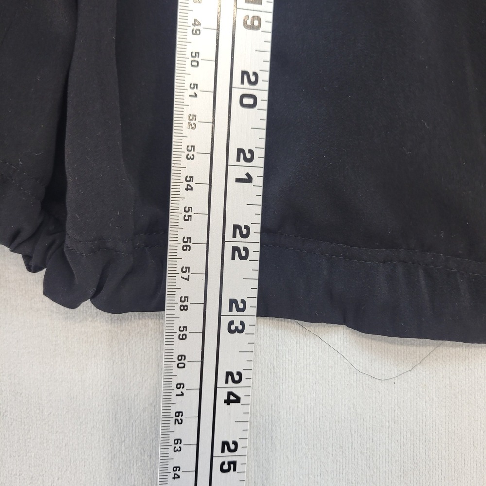 Lauren Ralph Lauren Utility Jacket Womens Large Black Full Zip Drawstring Hem - Picture 6 of 8